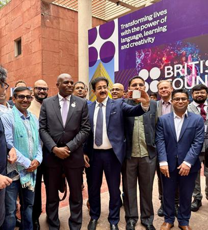 Dr. Sandeep Marwah Meets UK Deputy Prime Minister At AI Impact Summit To Strengthen Indo-UK Creative And Educational Ties