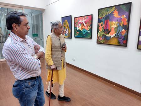 “FOUR VISIONS – ONE EXHIBITION” Art Exhibition By 4 Renowned Artists In Nehru Centre Art Gallery
