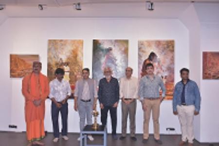“Timeless Kashi” Solo Show Of Paintings By Renowned Artist Santosh Kumar Sandilya At Kamalnayan Bajaj Art Gallery