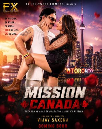 MISSION CANADA Poster Launched On Golden Jubilee Birthday Of Its Actor, Producer, Director Vijay Saxena