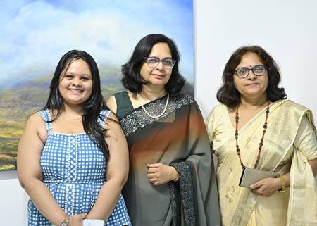 “From The Visible To The Invisible” An Exhibition Of Paintings By Annpurna Shukla In Jehangir Art Gallery